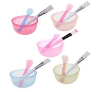 Xuniu Maquillage beauté Bricolage Visage Masque Facial Bol Brosse cuillère bâton Trousse à Outils Fait Maison (Couleur aléatoire)