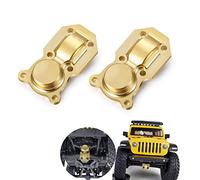 XUNJIAJIE Lot de 2 caches en laiton pour axes avant / arrière Axes pour Axial SCX24 1/24 Deadbolt RC Crawler Car Upgrade Accessoires