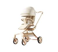 XUNJIE Pour Poussette, Pour Les Enfants De La Naissance À 6 Ans, Pliage Facile Et Compact, Grand Panier De Courses, Légère, Élégante Et Pratique (Champagne Gold)