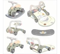 XUNJIE Pour Trotteur, Adapté Aux Bébés De 0 À 3 Ans, Jeu D'activité Amovible 7 En 1, Évolue Avec L'enfant, Du Tableau D'activité Au Trotteur, Avec Des Couleurs Amusantes (Match de football)