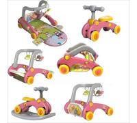 XUNJIE Pour Trotteur, Adapté Aux Bébés De 0 À 3 Ans, Jeu D'activité Amovible 7 En 1, Évolue Avec L'enfant, Du Tableau D'activité Au Trotteur, Avec Des Couleurs Amusantes (Concert animalier)