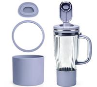 XUNWKONGG Accessoires de mixeur personnel pour Ninja Blendboss DB351PR, kit étanche avec couvercle en silicone, bouchon anti-déversement et bague d'étanchéité (limonade lavande)