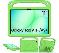 XunyLyee Étui pour enfants pour Samsung Galaxy Tab A9 Plus 2023 SM-X210/ SM-X216B (11 pouces) en EVA résistant aux chocs avec poignée légère et support, vert