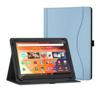 XunyLyee Universal 10 10.1" Tablette Coque pour Android 16 15 Tablette 11 Pouces Housse, Support de Visionnage Multi-Angles avec Poche pour Tablette 9.6-11 Pouces, Bleu Ciel