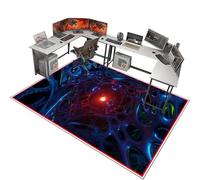 XunZheng 120 x 160 cm Tapis de Protection de Sol for sols durs - Tapis Chaise de Bureau Gaming,Tapis Chaise de Bureau - Tapis de Sol Gamer Tapis Protège-Sol pour Chaise de Bureau