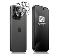 Xunzi Mat Verre Trempé à Couverture Complète Anti-Espion pour iPhone 15 Pro Max, Protection Écran de Confidentialité Film Privacy, 9H Dureté Anti-Rayures Anti-Spy Anti-Traces Protège Écran [2 Pièces]