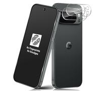 Xunzii 2+2 Pcs Verre Trempé Mat pour Google Pixel 10 Pro avec Caméra