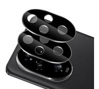 Xunzii 2 Pièces Protection Objectif Caméra Arrière pour Honor 200 Pro - [Noir], 9H Dureté Ultra Résistant Anti-Rayures Verre Trempé Caméra Film, Ultra HD Sans Bulles Vitre Protecteur