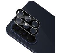 Xunzii 2 Pièces Protection Objectif Caméra Arrière pour Samsung Galaxy A37/A57 5G - [Noir], 9H Dureté Ultra Résistant Anti-Rayures Verre Trempé Caméra Film, Ultra HD Sans Bulles Vitre Protecteur