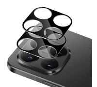 Xunzii 2 Pièces Protection Objectif Caméra Arrière pour Xiaomi 15T/15T Pro [Noir], 9H Dureté Ultra Résistant Anti-Rayures Verre Trempé Caméra Film, Sans Bulles Vitre Protecteur