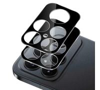 Xunzii 2 Pièces Protection Objectif Caméra Arrière pour Xiaomi Poco F8 Ultra - [Noir], 9H Dureté Ultra Résistant Anti-Rayures Verre Trempé Caméra Film, Ultra HD Sans Bulles Vitre Protecteur