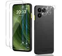 Xunzii 2 Pièces Verre Trempé pour Fairphone 6 5G avec 2 Pièces Caméra Arrière Protecteur, Dureté 9H Film Protection écran en sans Bulles, Ultra HD Film Vitre Trempé