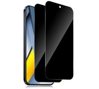 Xunzii Lot de 2 films de protection d'écran en verre blindé pour Xiaomi Poco F8 Ultra 5G - Dureté 9H - Couverture complète - Anti-espion - Verre de protection de confidentialité
