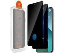 Xunzii Lot de 2 films de protection d'écran en verre blindé pour Xiaomi Redmi Note 13 Pro 5G/4G - Installation automatique - Sans bulles - Dureté 9H - Résistant aux rayures