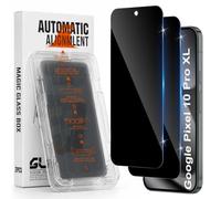 Xunzii Lot de 2 films de protection d'écran pour Google Pixel 10 Pro XL/9 Pro XL en verre blindé [Installation automatique] Film de protection de confidentialité anti-traces de doigts Film de