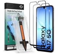 Xunzii Protection D'écran pour Samsung Galaxy A16/A17/A26 5G/4G, [Auto-Alignement Outil d'Installatio] Verre Trempé, Dureté 9H Glass, Sans Bulles Film Vitre Trempé - 2 Pièces