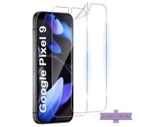 Xunzii Protection Ecran pour Google Pixel 9/9 Pro [2 pièces], [Compatible avec ID D'empreintes Digitales], TPU Flexible Film de Protection, HD Clair Doux Transparent Film de Protection d'écran
