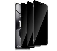 Xunzii Verre Trempé Anti-Espion pour Xiaomi 14T/14T Pro, Dureté 9H Couverture Complète Film Protection écran de Confidentialité, Anti-Spy Anti-Trace Privacy Protecteur, Sans Bulles [3 Pièces]