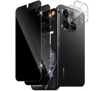 Xunzii Verre Trempé Anti-Espion pour Xiaomi 15T/15T Pro avec HD Caméra Arrière Protecteur [2+2 Pièces ], Dureté 9H Film Protection écran de Confidentialité, Anti-Spy Anti-Trace Privacy Protecteur