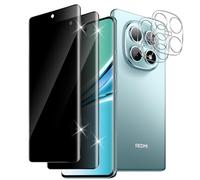 Xunzii Verre Trempé Anti-Espion pour Xiaomi Redmi NOTE 15 5G/Poco M8 avec HD Caméra Arrière Protecteur [2+2 Pièces], Dureté 9H Film Protection écran de Confidentialité, Anti-Spy Privacy Protecteur