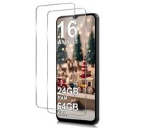 Xunzii Verre Trempé pour Doogee Note 56 /Note 56 Pro/Note 56X [2 pièces], Protection écran [9H Dureté] Film Vitre en Trempé, Sans Bulle, Anti Rayures, 0.33MM HD Transparente Vitre Trempé