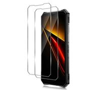 Xunzii Verre Trempé pour Doogee S300 Pro/ S300 Plus/S300 Plus Thermal [2 pièces], Protection écran [9H Dureté] Film Vitre en Trempé, Sans Bulle, Anti Rayures, 0.33MM HD Transparente Vitre Trempé