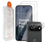 Xunzii Verre Trempé pour Google Pixel 11 Pro 5G Protection Ecran | [Auto-Alignement Outil d'Installatio] 2 Pièces Protection écran avec 2 Pièces Caméra, Dureté 9H Glass, HD Film Vitre Trempé