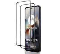 Xunzii Verre Trempé pour Motorola Moto G56 5G [2 pièces], Protection écran [9H Dureté] Film Vitre en Trempé, Sans Bulle, Anti Rayures, 0.33MM HD Transparente Vitre Trempé