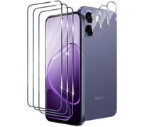 Xunzii Verre Trempé pour OPPO A6X 5G Protection Ecran, 3 Pièces Protection écran avec 3 Pièces Caméra Arrière Protecteur, Dureté 9H Glass Anti Rayures Sans Bulles Film Vitre Trempé