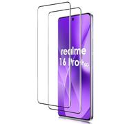 Xunzii Verre Trempé pour realme 16 Pro+/16 Pro Plus/15 Pro/15 [2 pièces], Protection écran [9H Dureté] Film Vitre en Trempé, Sans Bulle, Anti Rayures, 0.33MM HD Transparente Vitre Trempé