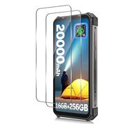 Xunzii Verre Trempé pour Ulefone RugKing 5 Pro 4G [2 pièces], Protection écran [9H Dureté] Film Vitre en Trempé, Sans Bulle, Anti Rayures, 0.33MM HD Transparente Vitre Trempé