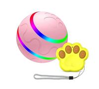Xuodawer Interactifs pour Chiens, Boule Roulement Automatique éLectrique pour Animaux Compagnie, pour Chiens et Chiots/Chiens Petite à Moyenne Taille avec TéLéCommande-B