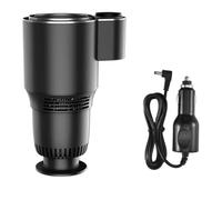 Xuodawer Voiture 12 V Chauffage de Refroidissement Support Intelligent pour Boissons de Refroidissement Intelligent 2 en 1 avec Écran de Température