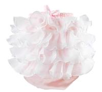 XUOUP Culotte en Dentelle Taille Mi-Haute pour Femme, Imperméable, Réutilisable, en PVC, Idéale pour Les Jeux De Rôle, Les Jeux De Couple Et Les Soirées À ThèmePink,XL