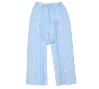 XUOUP Vêtements De Soins Aux Patients, Facile À Enfiler Et À Retirer Grâce À Une Fermeture Auto-agrippante, pour Handicapes/Fracture/Patients Alités/Patients Âgés/Chirurgie