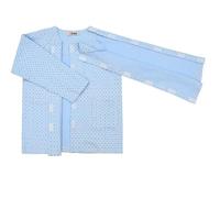 XUOUP Vêtements De Soins Aux Patients, Facile À Enfiler Et À Retirer Grâce À Une Fermeture Auto-agrippante, pour Handicapes/Fracture/Patients Alités/Patients Âgés/Chirurgie