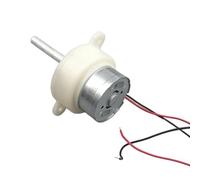 XUPBEHJO Moteur à Engrenages Basse Vitesse 6 V-12 V 10 TR/Min - 300:1 for projets de Bricolage et Jouets