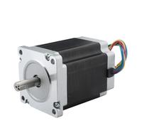 XUPBEHJO Moteur Pas à Pas de Haute précision 12,7 mm 14 mm 4 Fils 5 A 8 Nm for imprimantes et équipements automatisés(Milling Shaft 14mm)