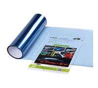 XUPHINX Auto-adhésif Voiture lumière Autocollant fumée Brouillard lumière feu arrière Phare Teinte Vinyle Film Feuille Bleu Clair