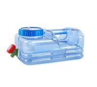 XUQEAYWD Bidon d'eau De Camping, 5.5L Bidon Eau Camping avec Robinet Et Couvercle À Vis, 30x18x14.5cm Réservoir d'eau Portable en Plastique, pour Camp Pique-Nique VR Camion