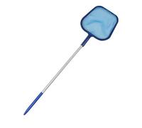 XUQEAYWD Écumoire De Feuilles De Piscines, 29x27x1.5cm Filet De Piscines, Épuisette De Piscine avec 122CM Télescopique Réglable pour Nettoyer La Piscine Fontaine Bassins