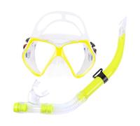 XUQEAYWD Ensemble De Tuba Sec, 17x9cm Masque De Plongée, Lunettes De Plongée Et Tubas Antibuée, Équipement Professionnel De Masque De Plongées avec 40cm Tuba pour Adultes