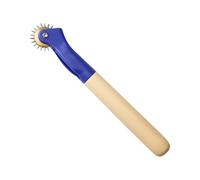 XUQEAYWD Roue à Piquer | Roue À Poncer Pour Patrons De Avec Manche En Bois,Marqueur Espaceur Coupe Modèles Point de Perforation pour Maison Cuisine Artisanat Cuir Cartes Créations Tissus Loisirs