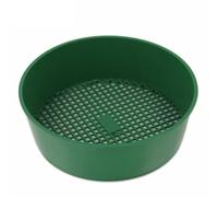 XUQEAYWD Tamis de sol, tamis de jardin, rond, 20 cm de diamètre, tamis à terre pour jardin, léger, facile à utiliser, outils de jardin pour semences, terre, compost, pierres, mauvaises herbes