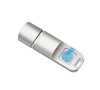 XuQiZZpp 16/32/64/128/256 G lecteur d'empreintes digitales de type C clignotant USB d'empreintes digitales Flash Drive Gestion de la confidentialité antichoc
