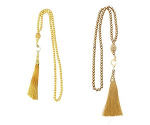 XuQiZZpp 6mm 99 Perles de Verre Glands Styles turcs Chapelet Perles de prière pour Femmes Bijoux Accessoires Perle de prière pour Hommes Femmes Chapelet