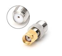 XuQiZZpp Adaptateur coaxial RF de type F femelle vers SMA femelle - Adaptateur coaxial F vers SMA - Connecteur de câble banane - Connecteur à vis - Adaptateur de seau à souder - Cordon de câble en