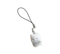 XuQiZZpp Adorable porte-clés en forme de chiot avec finition floquée douce pour un usage quotidien