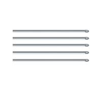 XuQiZZpp Applicateur d'appâts de pêche en acier inoxydable de 20 cm - Aiguille creuse pour une fixation facile - Aiguille d'hameçon vers de terre