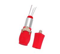 XuQiZZpp Boîte de rangement pour aiguilles à coudre en forme de rouge à lèvres